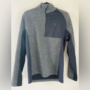 Men’s Large Spyder half zip up
